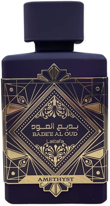 Eau de Parfum Bade'e Al Oud Amethyst de Lattafa, spray, unissex, 100 ml